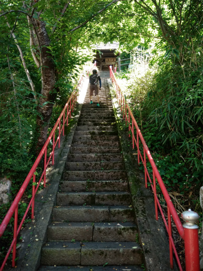 渋温泉階段