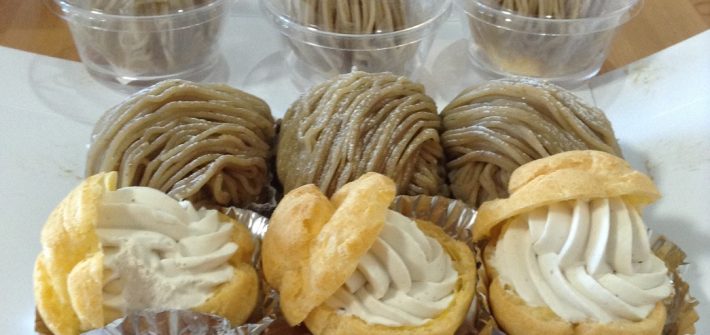 小布施栗スイーツ食べ比べ