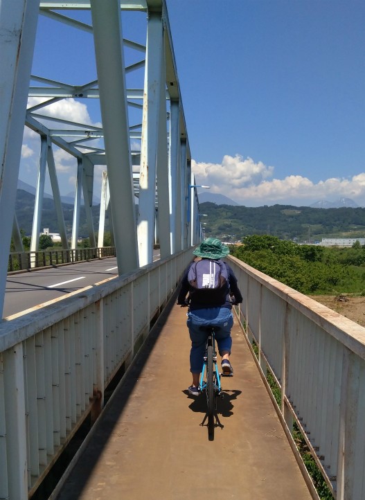 小布施橋歩道