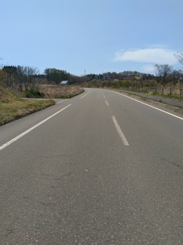 飯綱町牟礼の道路