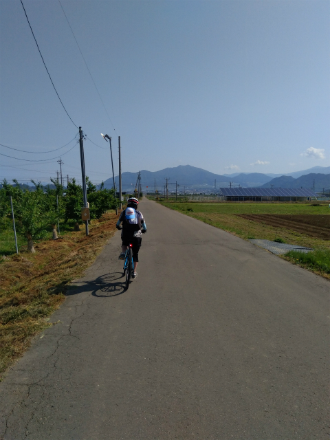 小布施から中野に行く道