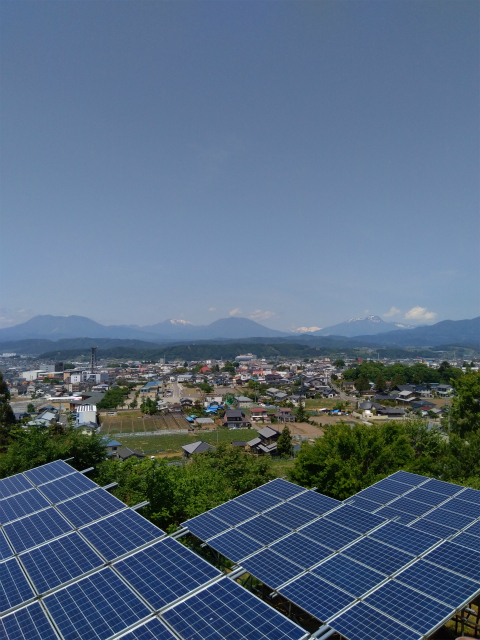 中野市東山サンセットポイント