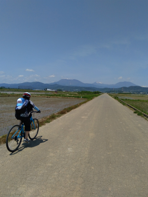 延徳田んぼと自転車