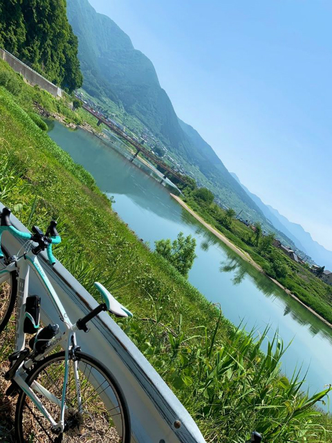 中野千曲川サイクリング