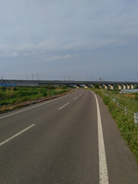 中野市北陸新幹線線路