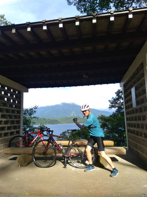 野尻湖1周サイクリング休憩ポイント