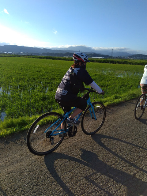 クロスバイク女子