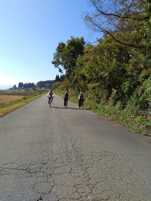 みゆきのラインをサイクリング