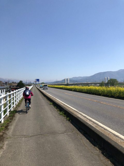 飯山サイクリング