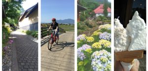 小布施観光サイクリング初夏