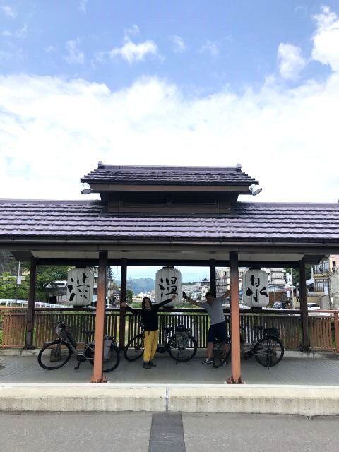 まあるEバイクツアー　渋温泉