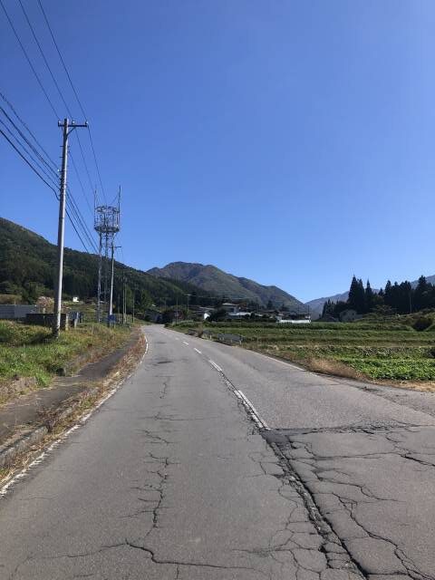 高山村七味温泉イーバイクサイクリング蕨温泉付近