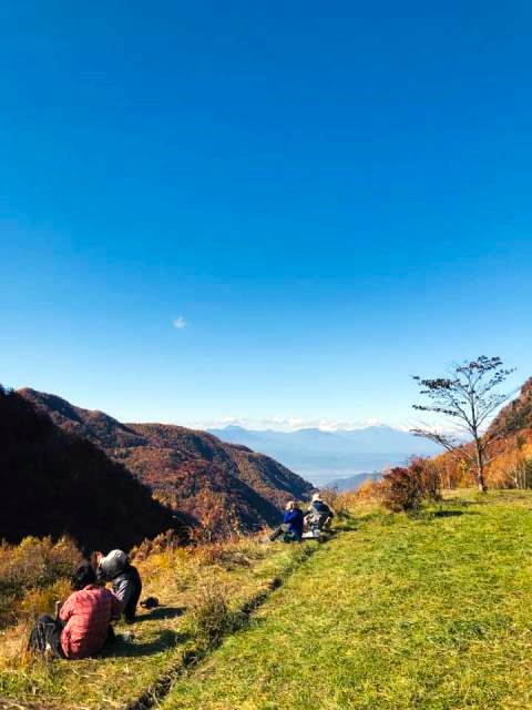 須坂米子大瀑布サイクリング　おにぎり広場