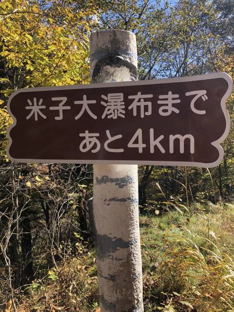 須坂米子大瀑布サイクリング　林道