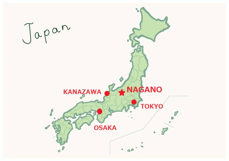 Japanese map