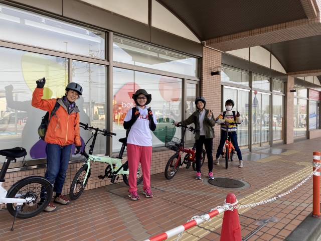 須坂お花見Eバイクツアー2024　 出発