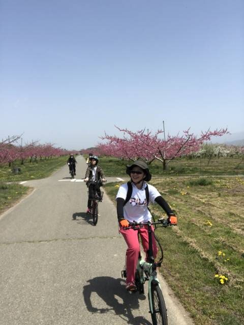 須坂お花見Eバイクツアー2024　村山桃畑