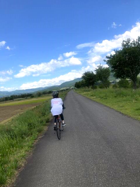 飯山輪行サイクリング　サイクリングロード