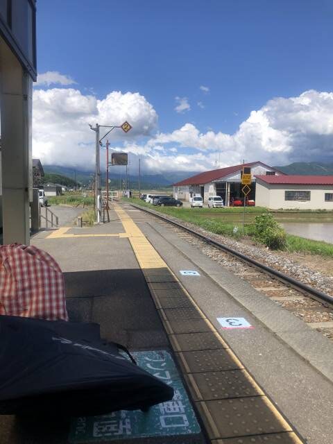 飯山輪行サイクリング　信濃平駅