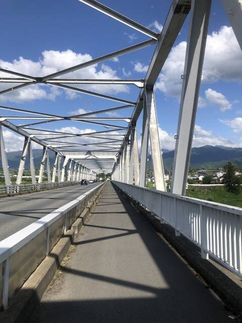 飯山輪行サイクリング　立ヶ花橋