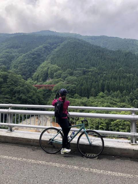 高山村朝チャリ高井橋