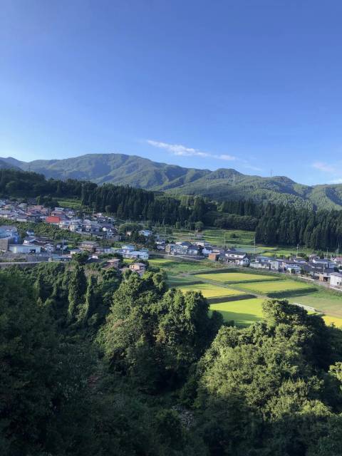 高山村朝チャリ絶景ポイント