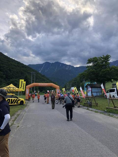 北アルプス山麓グランフォンド　スタートゴール