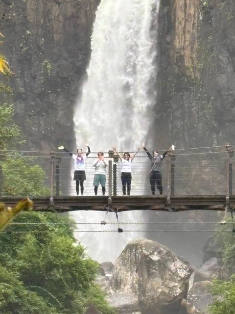 聖地信濃町サイクリングツアー　苗名滝