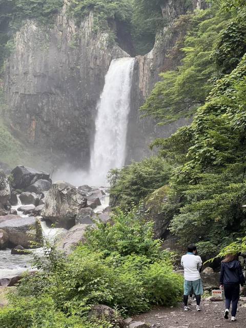 聖地信濃町サイクリングツアー　苗名滝