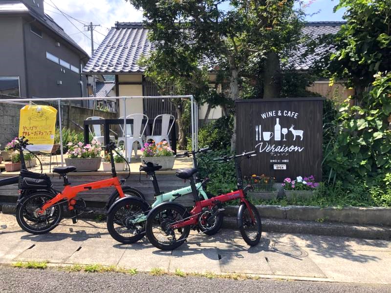 長電サイクルトレイン　須坂高山小布施巡り