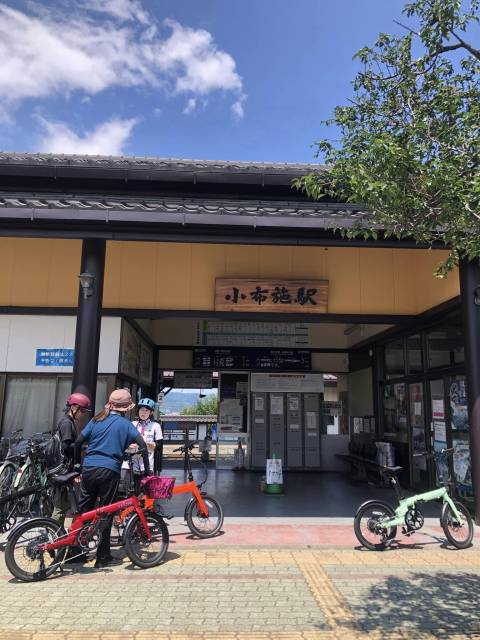 長電サイクルトレイン　須坂高山小布施巡り