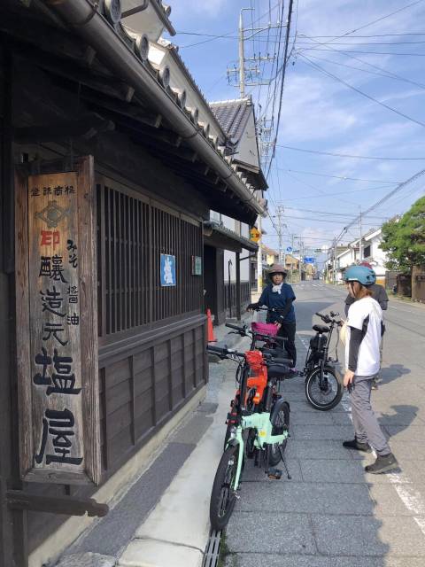 長電サイクルトレイン　須坂高山小布施巡り