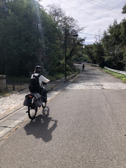 長電サイクルトレイン小布施中野編　イーバイク