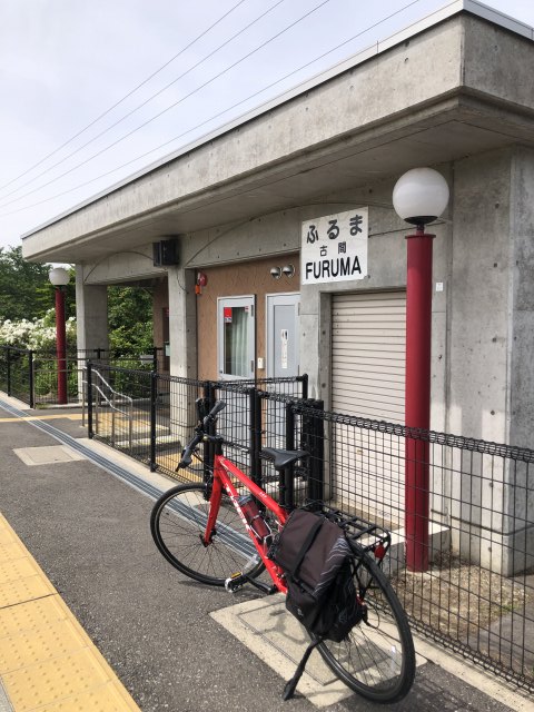 しなの鉄道サイクルトレイン　古間駅