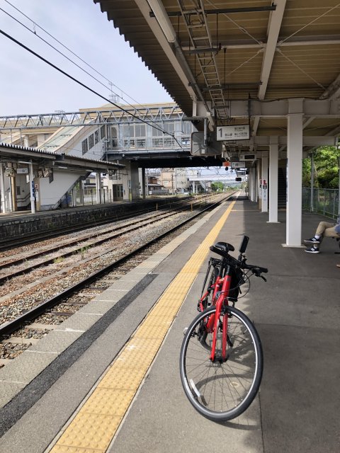 しなの鉄道サイクルトレイン　豊野駅