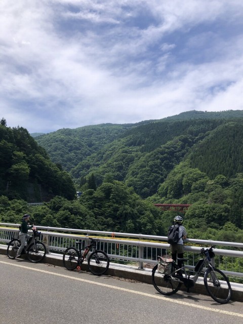 高山村古民家見学サイクリング 高井橋