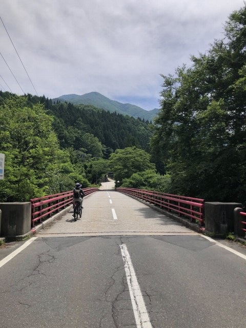 高山村古民家見学サイクリング 高井橋