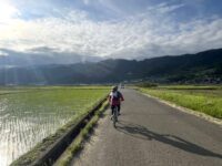 長野小布施の田園サイクリング