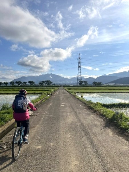 長野小布施の田園サイクリング