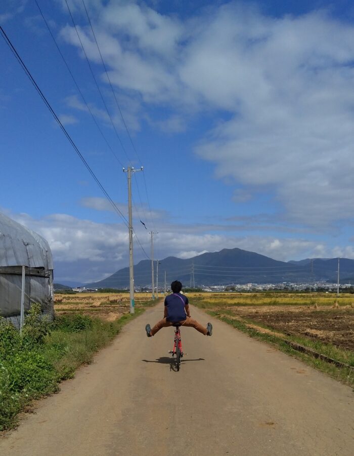 小布施のデカたんぼ（延徳田んぼ）で気分すっきり