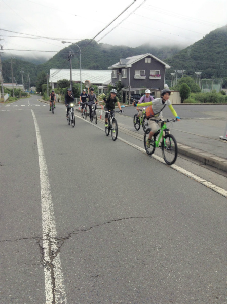 山田牧場ソフトクリームポタ　上り始め