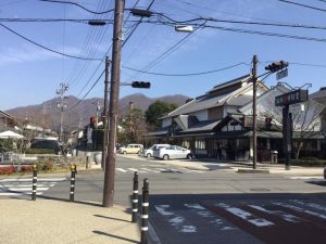 小布施駅からmaaruへの行き方　中町交差点