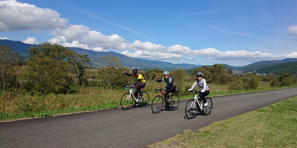 飯山巨木を巡るサイクリング2018