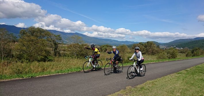 飯山巨木を巡るサイクリング2018