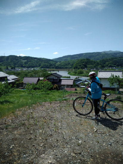 飯山から中野に行く途中