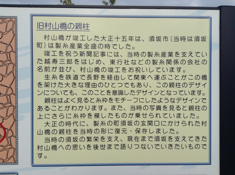 村山橋説明看板