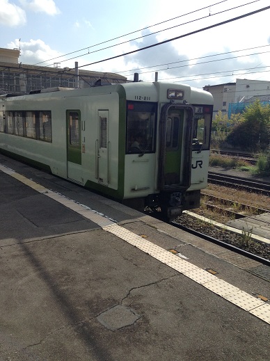 豊野駅のしなの鉄道