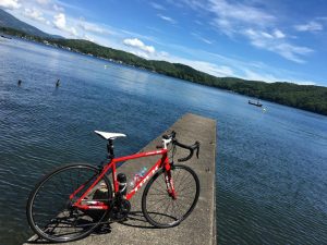 野尻湖一周サイクリング