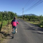 須坂へサイクリング　日滝の農道