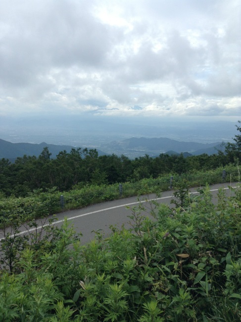 高山村から長野方面景色